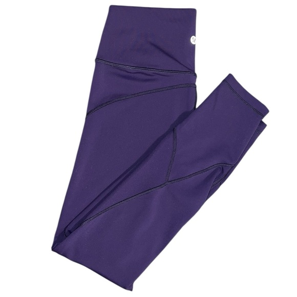 Lululemon In Movement Crop Leggings – Aeon Purple – Size 4 - Picture 1 of 4